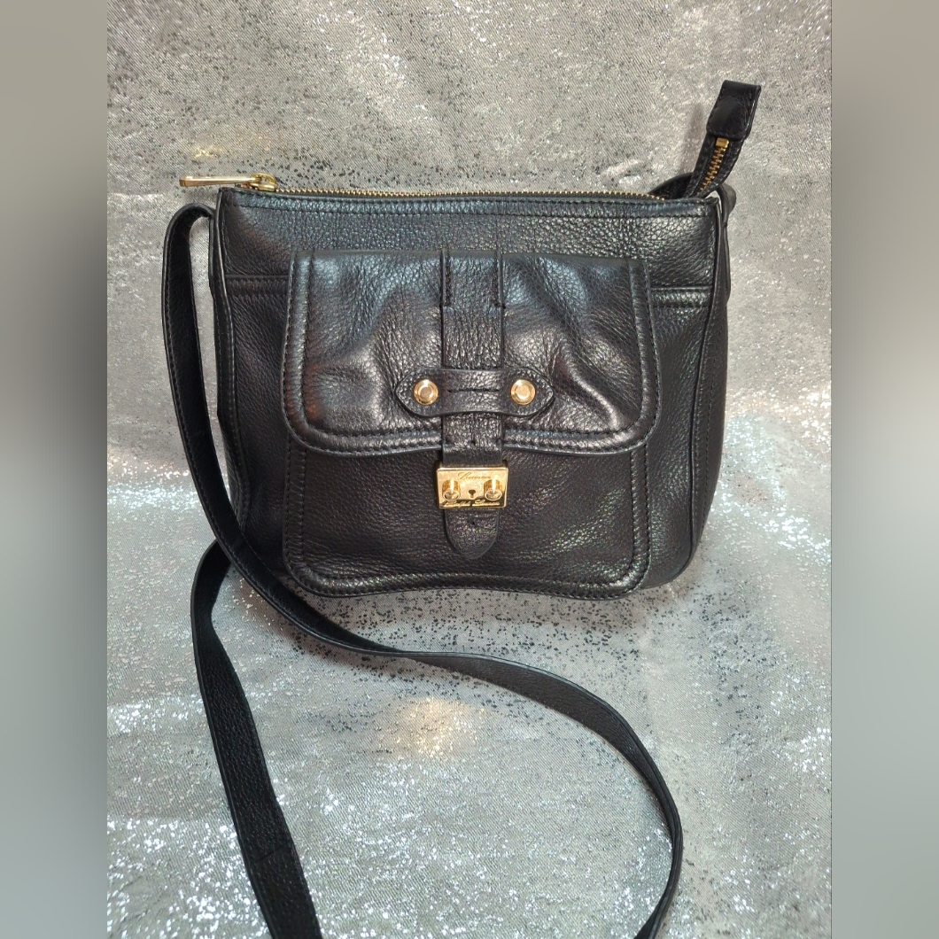 Lauren Ralph Lauren Vintage 1967 Series Black Pebble Leather Lauren Ralph Lauren Vintage 1967 Series Black Pebble Leather
